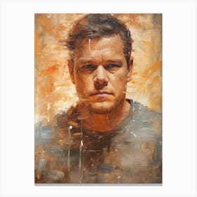 Matt Damon (1) Canvas Print