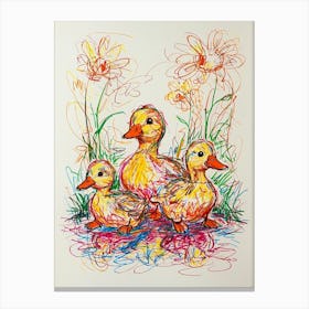 Ducklings 2 Canvas Print