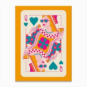 Queen Of Hearts Canvas Print