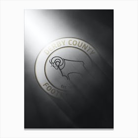 Derby County Football Poster Canvas Print