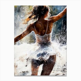 Dancer In Water Toile