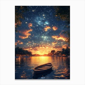 Starry Night Sky 15 Canvas Print