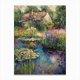  Floral Garden Floral Tapestry 1 Canvas Print
