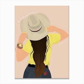 Cowgirl Canvas Print