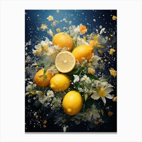 lemons surrealism 1 Canvas Print