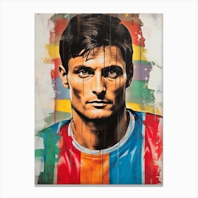 Javier Zanetti (1) Canvas Print