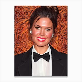 Mandy Moore Illustration Movies Canvas Print