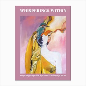 Whisperings Within 1 Canvas Print