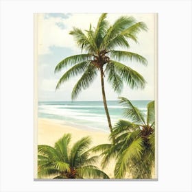 Redhead Beach Australia Vintage Canvas Print
