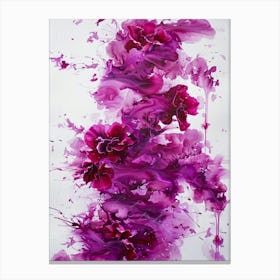 Purple Flowers 1 Canvas Print