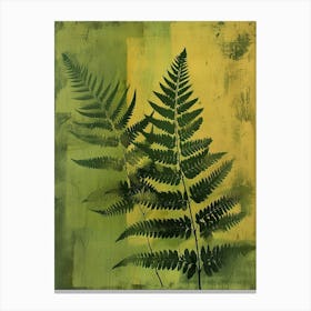 Japanese Painted Fern Painting 4 Canvas Print