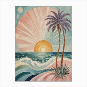 Tropical Flow Canvas Print