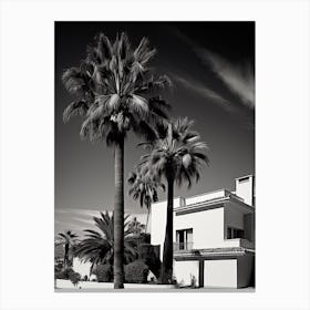 Marbella, Spain, Photography In Black And White 3 Canvas Print