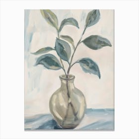 Still Life Plant In A Vase Canvas Print