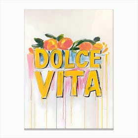 Dolce Vita 1 Canvas Print