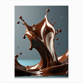 Chocolate Splash 3 Canvas Print