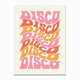 Disco Canvas Print