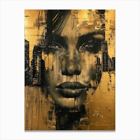 'Golden City' Canvas Print