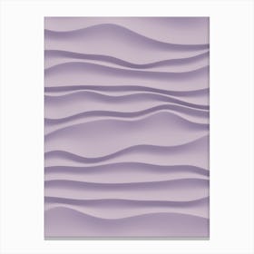 Violet Waves Canvas Print
