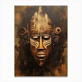 Tutsi Tales - African Masks Series Canvas Print