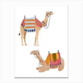 Camels Canvas Print