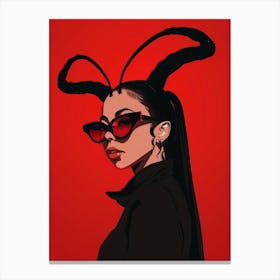 Demon Girl Canvas Print