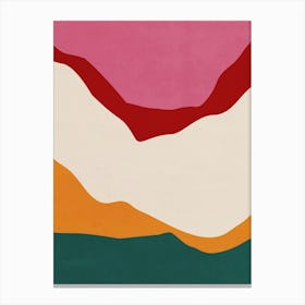 Abstract Mountain Landscape - Cl01 Canvas Print