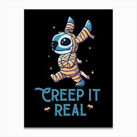 Creep It Real Stitch Canvas Print