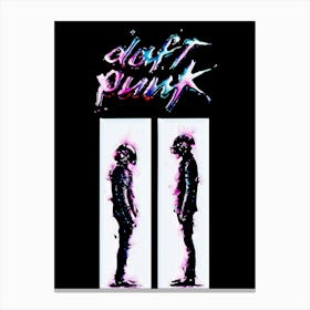 Daft Punk 10 Canvas Print