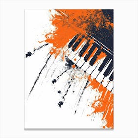 Piano Keys 6 Canvas Print
