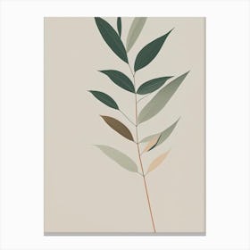 Neem Herb Simplicity Canvas Print