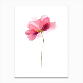 Watercolor Flower 5 Canvas Print