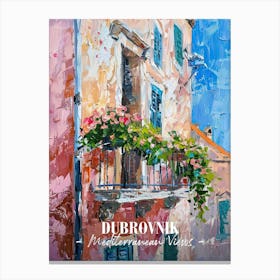 Mediterranean Views Dubrovnik 3 Canvas Print