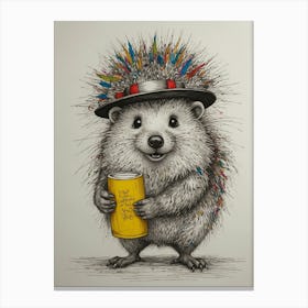 Hedgehog 35 Canvas Print