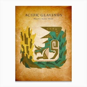 Acidic Glavenus Vintage Canvas Print