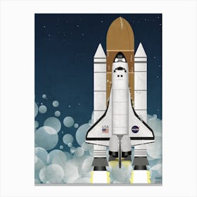Space Shuttle Canvas Print