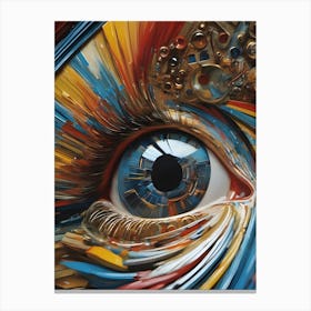 Mystic Eye Android Surreal Art Canvas Print
