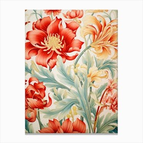 Floral Wallpaper 15 Canvas Print