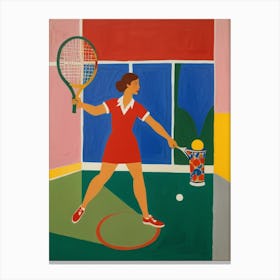 Tennis Player 5 Canvas Print