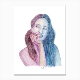 Woman's face Canvas Print