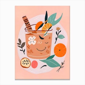 Cinnamon & Orange Cocktail Canvas Print