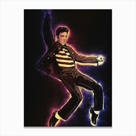 Spirit Of Elvis Presley Canvas Print