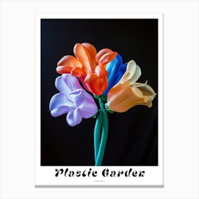 Bright Inflatable Flowers Poster Coral Bells 3 Canvas Print