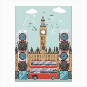 London music Canvas Print