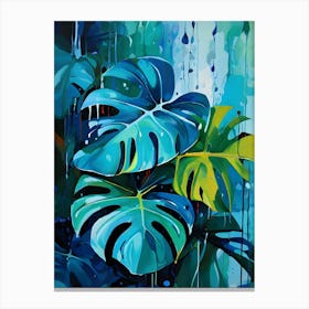 Monstera Leaves 6 Canvas Print