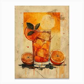 Orange Iced Tea 20 Canvas Print