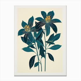 Clematis Canvas Print