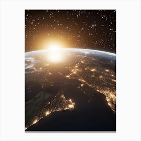 Earth From Space 3 Canvas Print