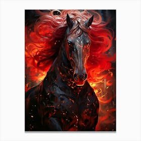 Fire Horse Canvas Print