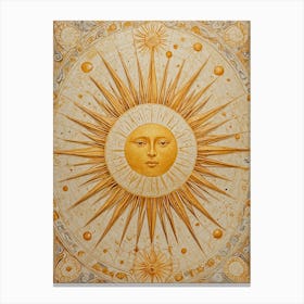 Sacred Sun Canvas Print